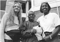 Diana DeHaut with Willie and his sister. 