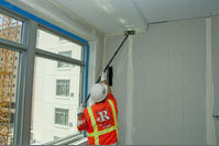 drywall finisher with taping tool
