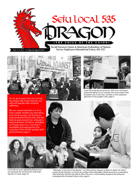 Covre of the Dragon newsletter
