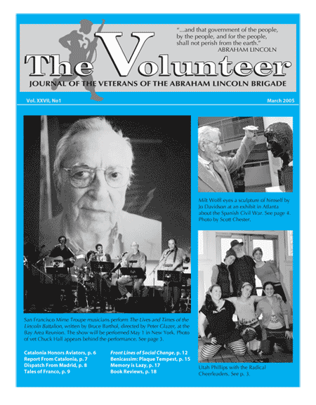 Front Page of Volunteer newspaper